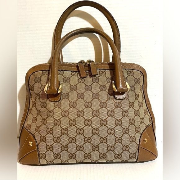 Gucci Handbags - Gucci GG canvas dome nail satchel handbag